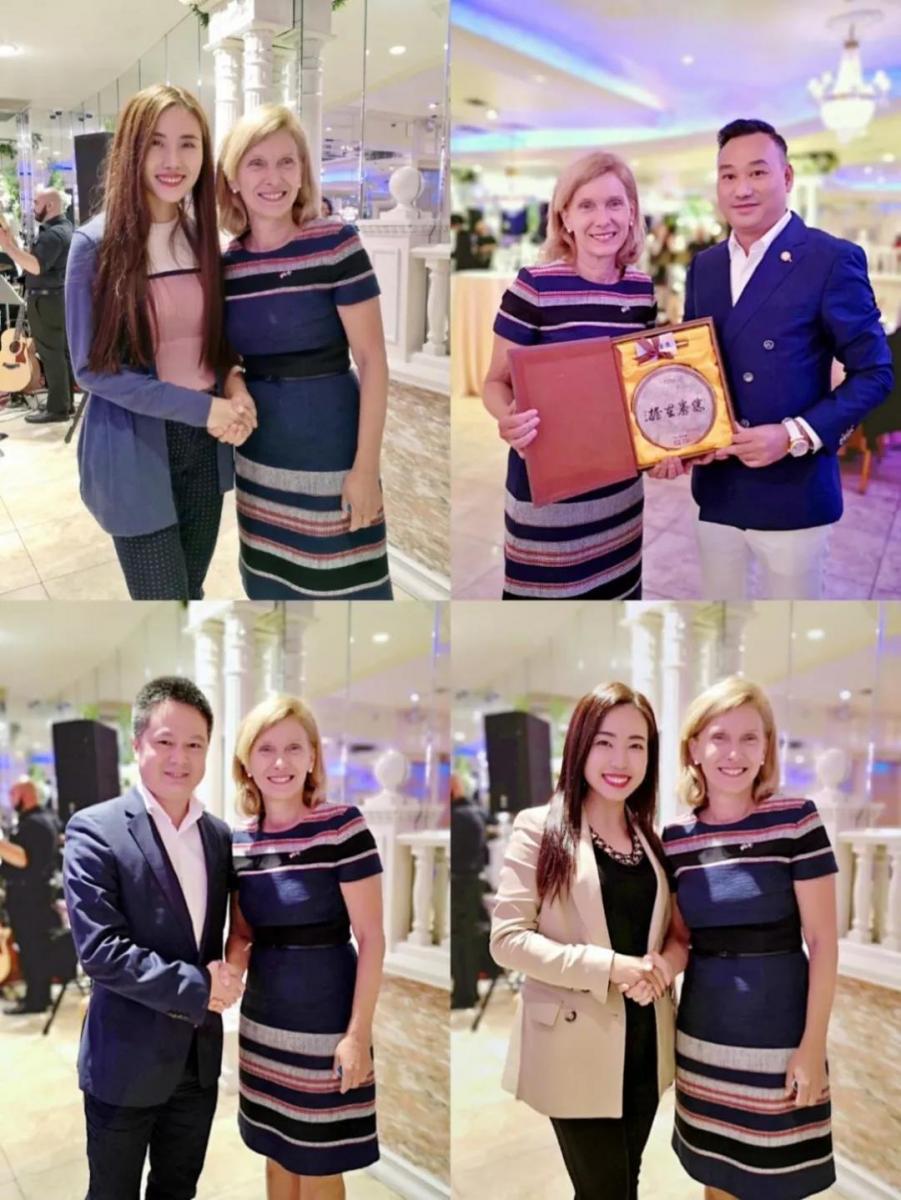 EMBA学员与纽约州参议员Elaine Phillips女士一起交流探讨