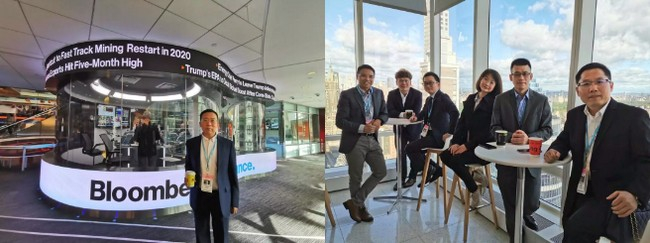 同学们在Bloomberg集团